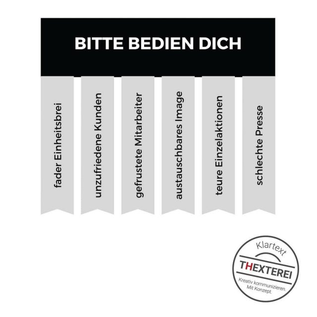 WAAAAAS? Nichts für Dich und Dein Unternehmen dabei dieses Wochenende? 😁.✏ Okay, dann probieren wir es anders: Wie wär´s mit PR für kreative Ideen, mit denen Du auffällst. Für langfristige Beziehungen und Kunden, die Dir vertrauen. Für gut informierte Mitarbeiter, die wissen, was Dir wichtig ist. Für ein Unternehmen, das sich klar von den Mitbewerbern abhebt. Für PR-Maßnahmen, die aufeinander aufbauen und genau die Kunden ansprechen, die Du erreichen willst. Oder für spannende Themen aus Deinem Betrieb in den Medien..😁 Bitte bedien Dich! Für ein schönes Wochenende....✏ Wie schaut´s aus: Was gehört bei Dir zu einem gelungenen Wochenende?..#familienunternehmen #schreiben #schreibenmachtglücklich #machdeinding #kommunikation #familienbetrieb #frauennetzwerk #selbstständig #erfolgreich #unternehmerin #oberpfalz #berater #unternehmer #gründer #selbstständigkeit #frauenpower #niederbayern #straubing #regensburg #unternehmertum #freiberuflich #journalistin #pragentur #besserschreiben #texterin #regionaleinkaufen #kauftlokal